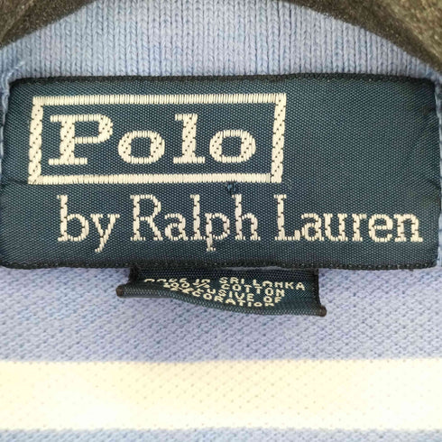 ポロバイラルフローレン Polo by RALPH LAUREN スモールポニー刺繍 ストライプ ポロシャツ メンズ XXL