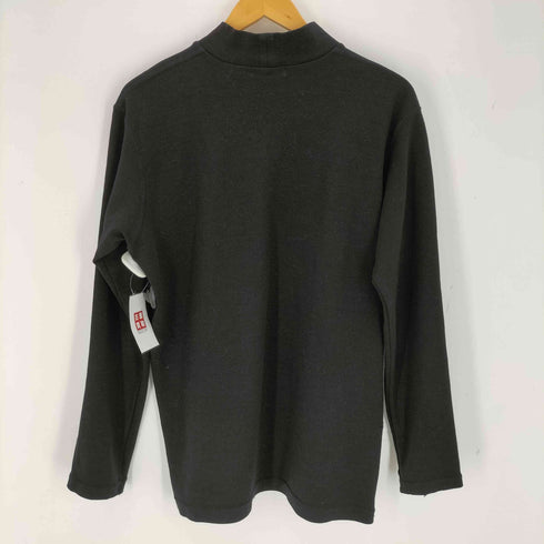 ワイズフォーメン Ys for men 90s ウールアーガイルステッチ モックネックプルオーバー メンズ