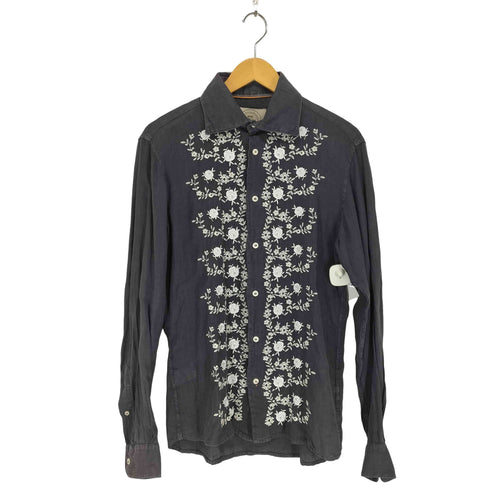 メイソンズ masons 刺繍リネンシャツ メンズ S