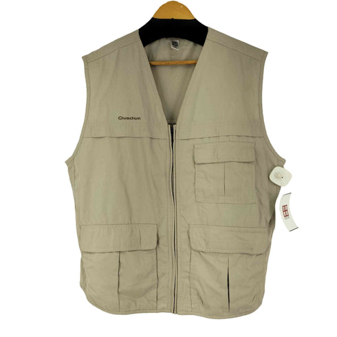 QUECHUA フィッシングベスト メンズ L