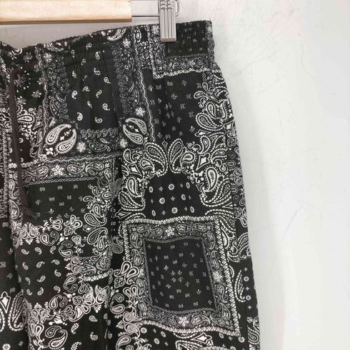ハルハム HALHAM バンダナペイズリー柄 プリント テーパード シェフパンツ メンズ JPN:L