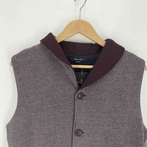 アクアスキュータム AQUASCUTUM キルト杢無地ベスト メンズ import:S