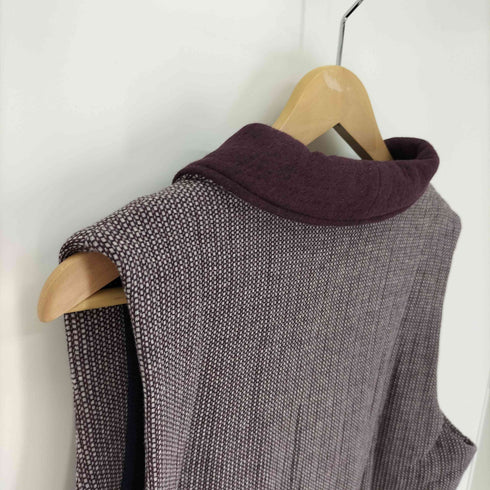 アクアスキュータム AQUASCUTUM キルト杢無地ベスト メンズ import:S