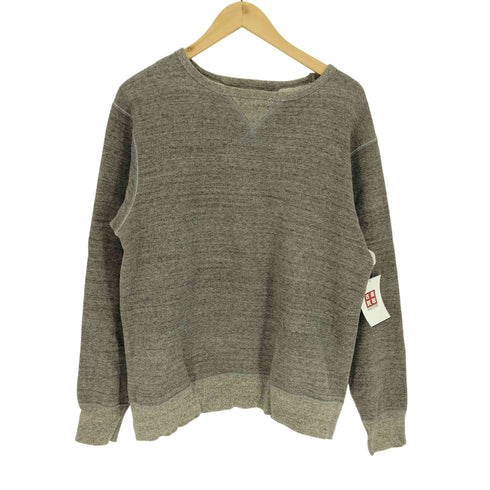 フィグベル PHIGVEL 前V 裏起毛 コットン スウェット シャツ メンズ 38