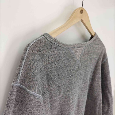 フィグベル PHIGVEL 前V 裏起毛 コットン スウェット シャツ メンズ 38