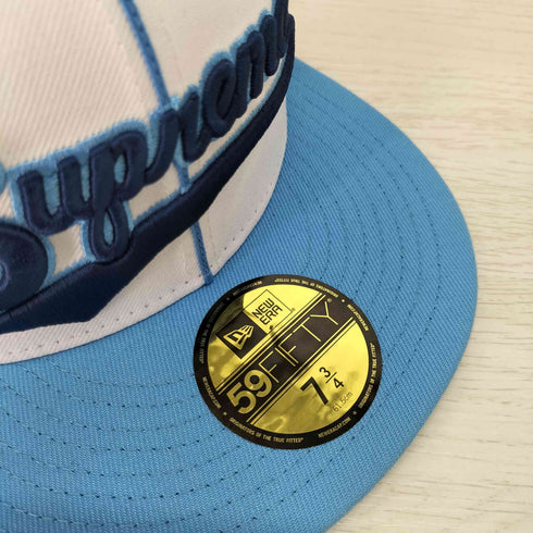 シュプリーム Supreme Piping Script Logo 59FIFTY 61.5cm メンズ 7 3/4