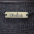 オベリスク Obelisk 鹿革 ドッキング レザーハーフコート メンズ L