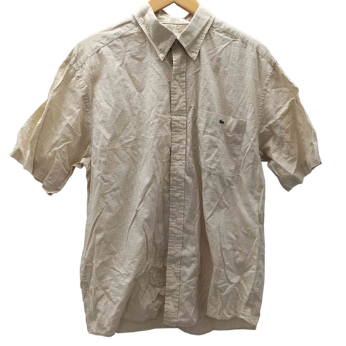 ラコステ LACOSTE ロゴ ワッペン B.D S/S チェック シャツ メンズ 4