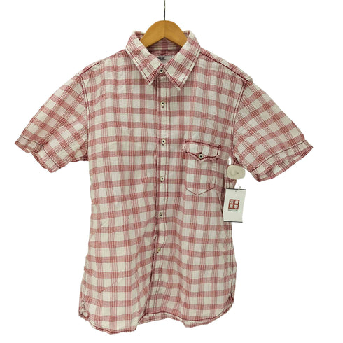 リーバイスレッドタブ Levis RED TAB シアサッカー チェック柄 半袖シャツ メンズ JPN:M