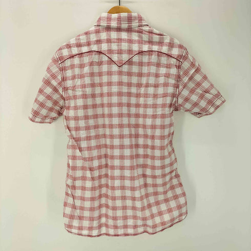 リーバイスレッドタブ Levis RED TAB シアサッカー チェック柄 半袖シャツ メンズ JPN:M