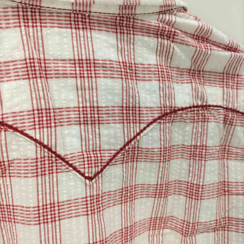 リーバイスレッドタブ Levis RED TAB シアサッカー チェック柄 半袖シャツ メンズ JPN:M