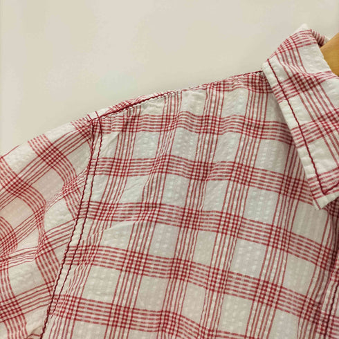 リーバイスレッドタブ Levis RED TAB シアサッカー チェック柄 半袖シャツ メンズ JPN:M