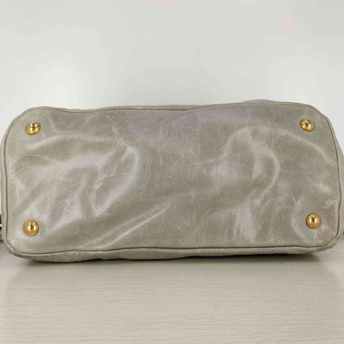 プラダ PRADA レザー フリンジ 2way ショルダーバッグ レディース