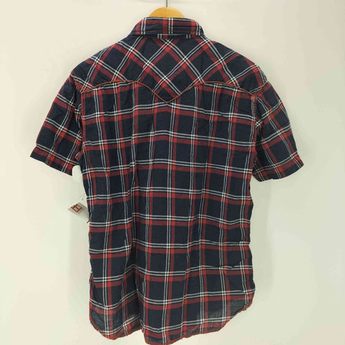 リーバイスメイドアンドクラフテッド Levis Made & Crafted チェック柄 ウエスタン半袖シャツ メンズ JPN:M