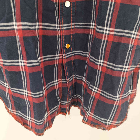 リーバイスメイドアンドクラフテッド Levis Made & Crafted チェック柄 ウエスタン半袖シャツ メンズ JPN:M