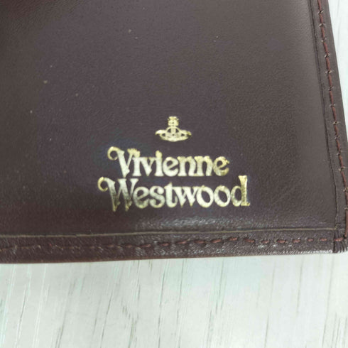 ヴィヴィアンウエストウッド Vivienne Westwood オーブロゴ がま口 レザー 二つ折り財布 レディース