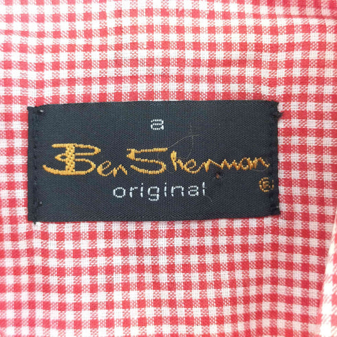 Ben Sheman ギンガムチェック 半袖BDシャツ メンズ JPN:M