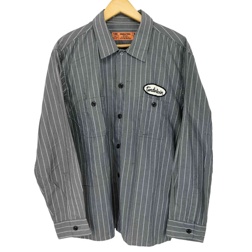 テンダーロイン TENDERLOIN 06SS T-STRIPE WORK SHT L ワッペン ストライプ ワークシャツ メンズ JPN:M