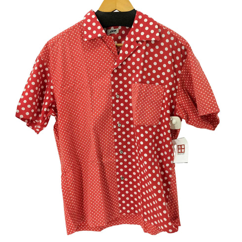 ジュンメン JUN MEN 90S OLD ドット柄 半袖オープンカラーシャツ メンズ JPN:M