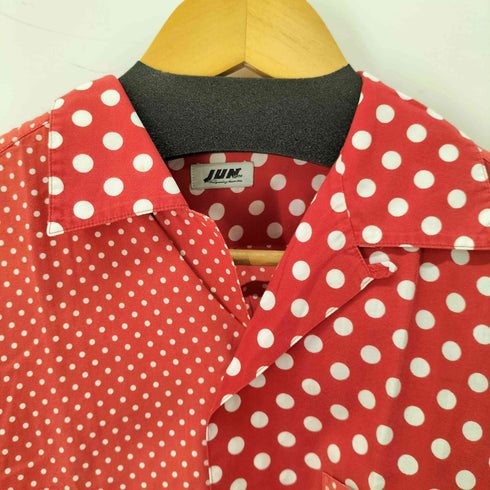 ジュンメン JUN MEN 90S OLD ドット柄 半袖オープンカラーシャツ メンズ JPN:M