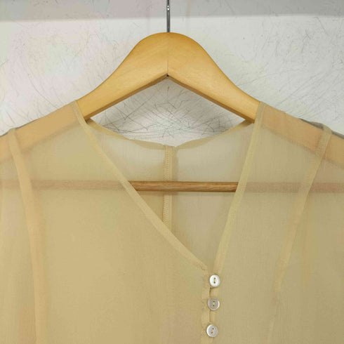 eaphi bow tie sheer long one piece レディース short