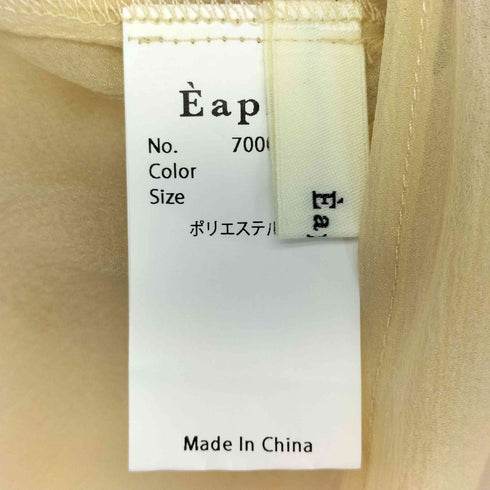 eaphi bow tie sheer long one piece レディース short