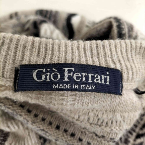 GIO FERRARI イタリア製 3Dニット メンズ import:M