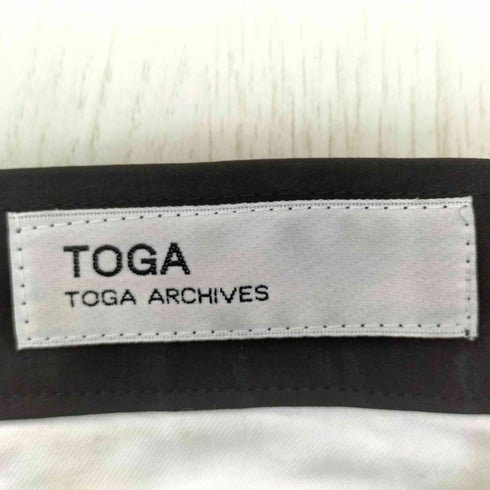 トーガアーカイブス TOGA ARCHIVES サテン 2タッククロップドパンツ レディース JPN:S