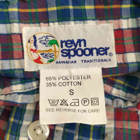 レインスプーナー Reyn Spooner シアサッカー 半袖 チェックBDシャツ メンズ JPN:S