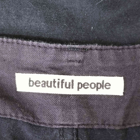 ビューティフルピープル beautiful people ダブルニー クロップドパンツ レディース 38