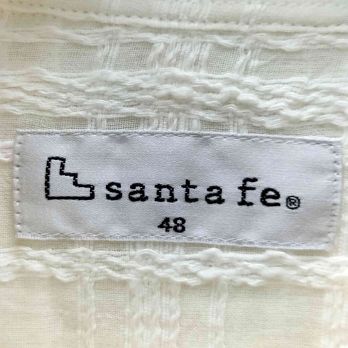 サンタフェ santa fe シースルー BDシャツ メンズ JPN:48