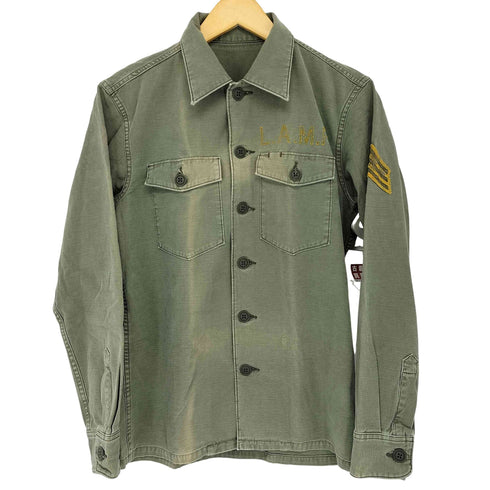 ヒステリックグラマー HYSTERIC GLAMOUR 刺繍ミリタリーシャツ メンズ import:S