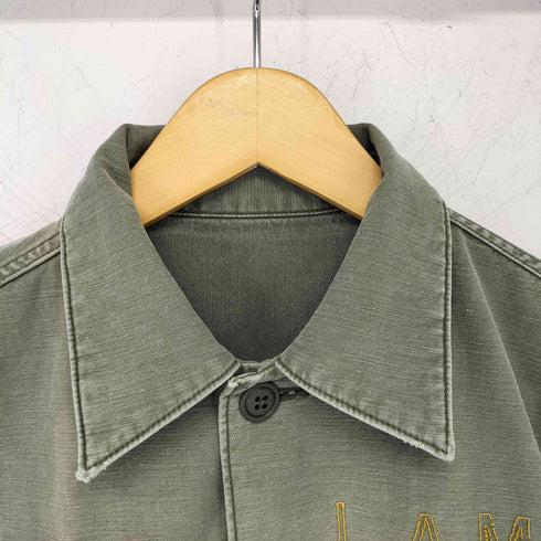 ヒステリックグラマー HYSTERIC GLAMOUR 刺繍ミリタリーシャツ メンズ import:S