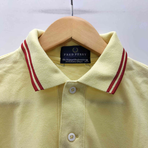フレッドペリー FRED PERRY ロゴ刺繍 鹿の子 S/Sポロシャツ メンズ JPN:M