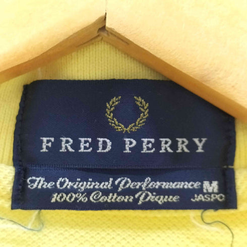 フレッドペリー FRED PERRY ロゴ刺繍 鹿の子 S/Sポロシャツ メンズ JPN:M