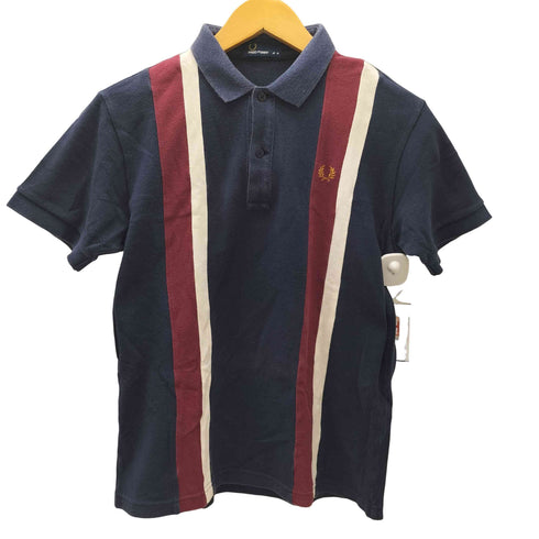 フレッドペリー FRED PERRY ロゴ刺繍 鹿の子 S/Sポロシャツ メンズ JPN:M