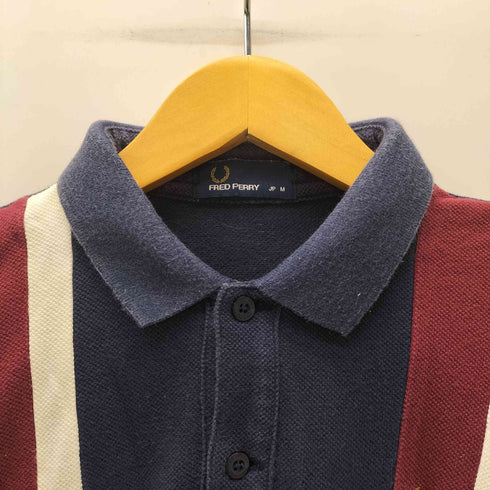 フレッドペリー FRED PERRY ロゴ刺繍 鹿の子 S/Sポロシャツ メンズ JPN:M