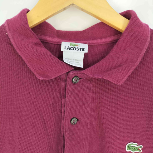 ラコステ LACOSTE フランス製 鹿の子ポロシャツ メンズ 7