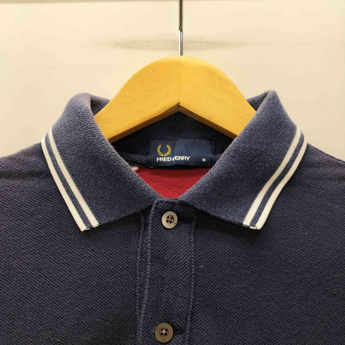 フレッドペリー FRED PERRY ユニオンジャック ロゴ刺繍 鹿の子 S/Sポロシャツ メンズ import:M