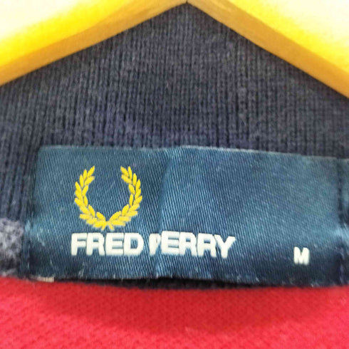 フレッドペリー FRED PERRY ユニオンジャック ロゴ刺繍 鹿の子 S/Sポロシャツ メンズ import:M
