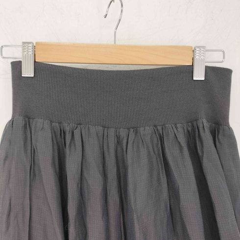 アンドクチュール And Couture リブ ティアードスカート レディース FREE