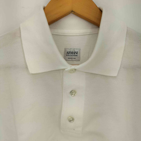 アルマーニコレツィオーニ ARMANI COLLEZIONI ロゴ刺繍 ポロシャツ メンズ