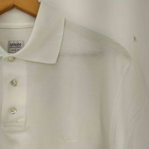 アルマーニコレツィオーニ ARMANI COLLEZIONI ロゴ刺繍 ポロシャツ メンズ