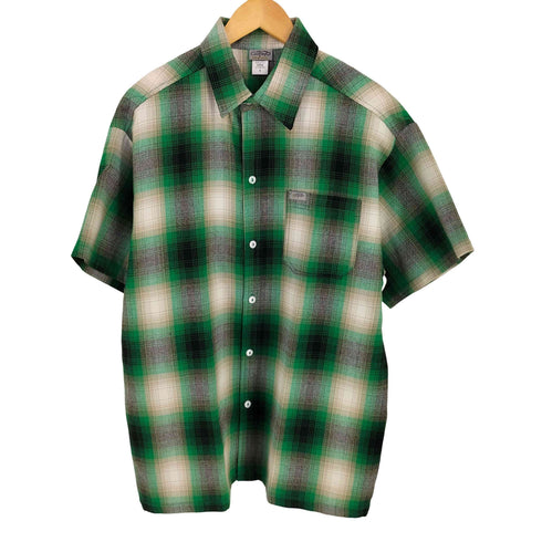 キャルトップ CALTOP #2000 オンブレチェック S/Sシャツ メンズ import:S