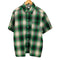 キャルトップ CALTOP #2000 オンブレチェック S/Sシャツ メンズ import:S