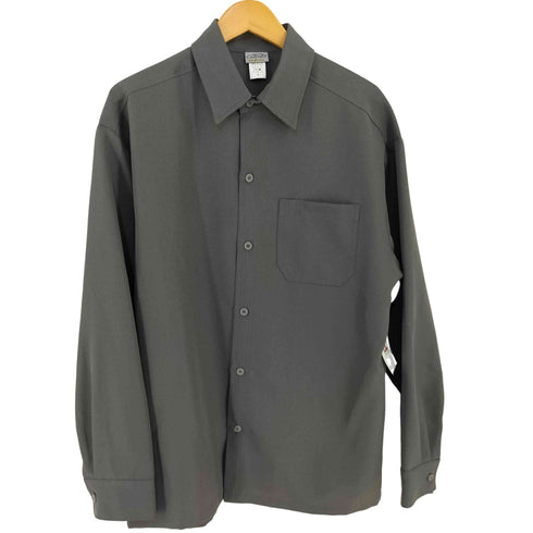 キャルトップ CALTOP #1000 PLAIN L/S サテン シャツ メンズ import:S