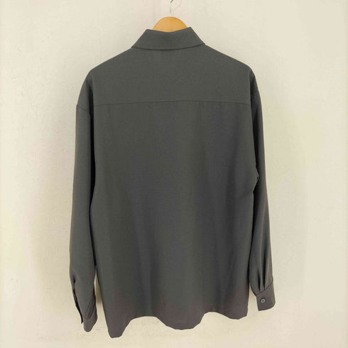 キャルトップ CALTOP #1000 PLAIN L/S サテン シャツ メンズ import:S