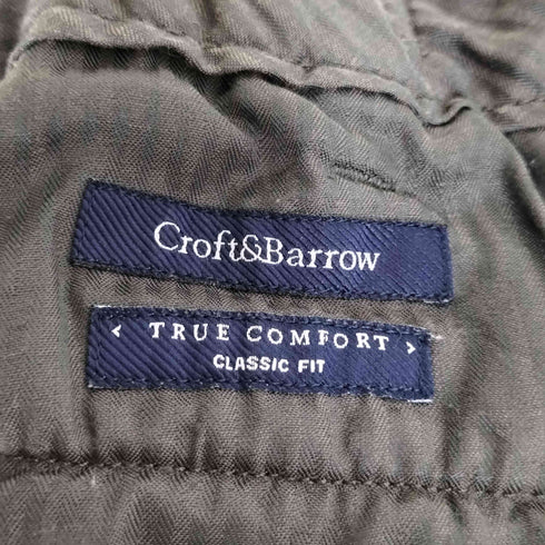 クラフトアンドバロー Croft&Barrow バングラデシュ製 CLASSIC FIT 細畝 コーデュロイパンツ メンズ 34×29