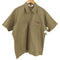 ベンデイビス BEN DAVIS 70-80s USA製 ロケットTALON ハーフジップ S/S ワークシャツ メンズ import:M