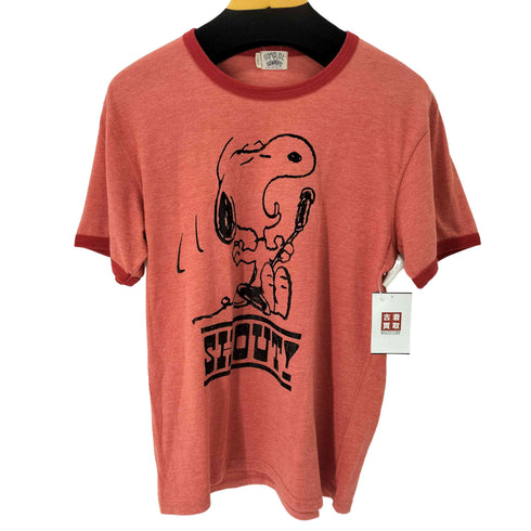 グッドオルアンドコー GOOD OL&CO キャラクタープリント リンガーTシャツ メンズ JPN:L